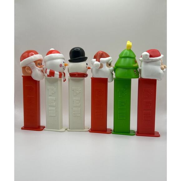 ~*MUST SEE*~Pez Christmas Holiday Lot of Empty Pez Dispensers Hungary/China RARE - Picture 4 of 4